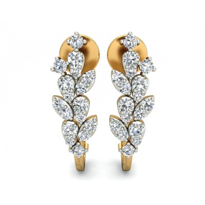 Femi Diamond Half Bali earrings in gold
